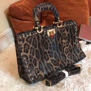 Cheetah print purse